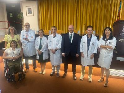 El secretari autonòmic de Sanitat presenta el nou equip directiu del Departament de Salut d’Orihuela